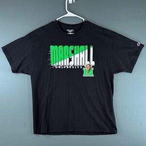 Marshall University Thundering Black Short-Sleeve Tee